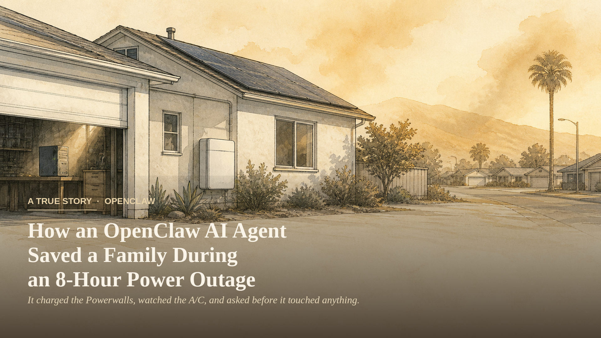 How an OpenClaw AI Agent Saved a Family During an 8-Hour Power Outage