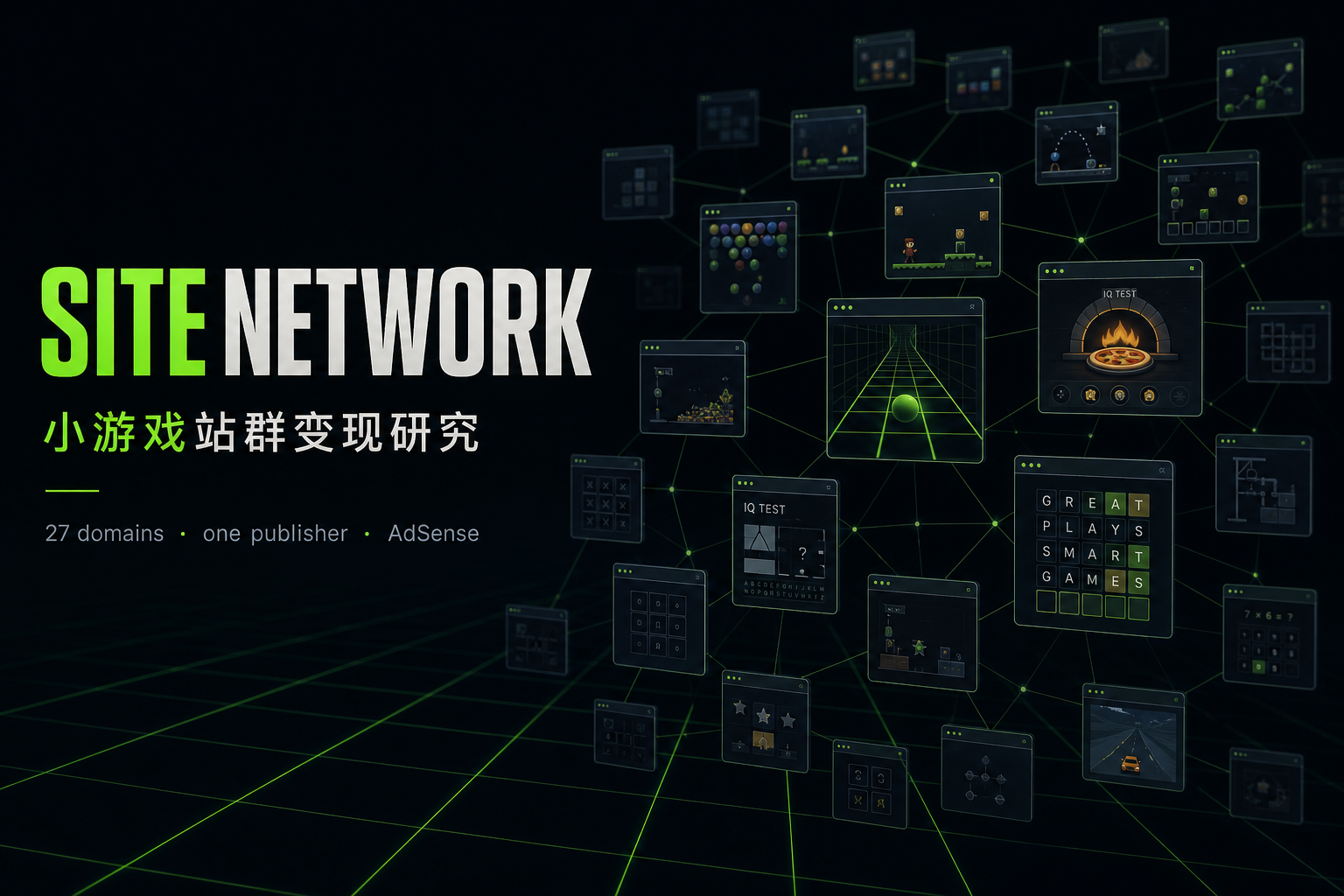 一个小游戏站群的研究
