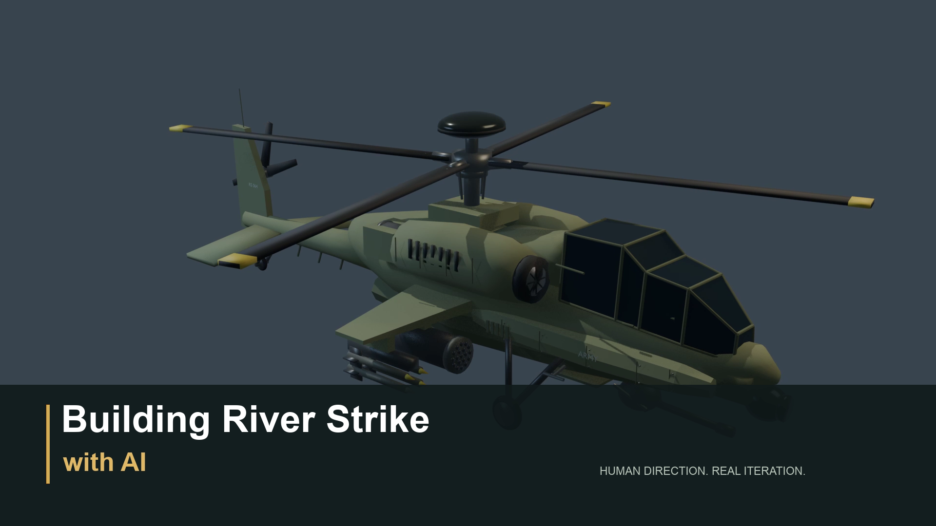 Building River Strike with AI: An Apache Combat Game Devlog