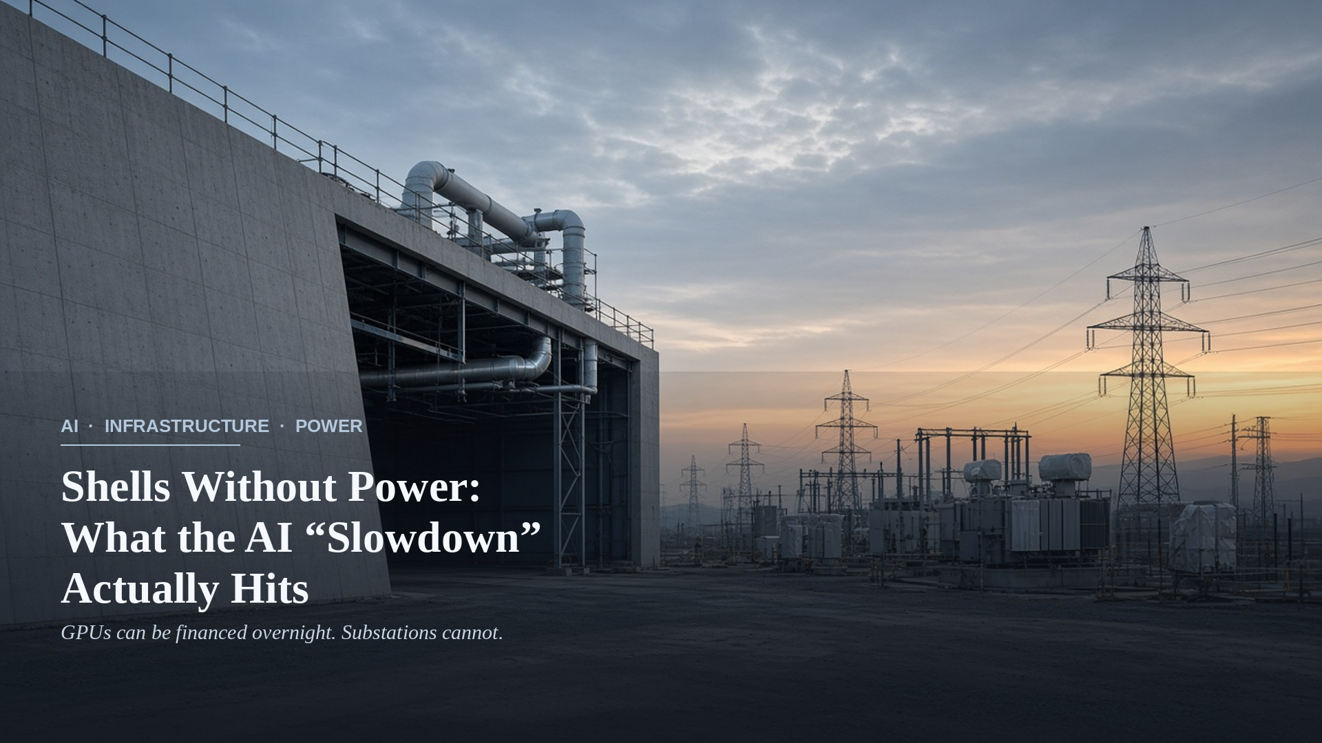 Shells Without Power: What the AI “Slowdown” Actually Hits